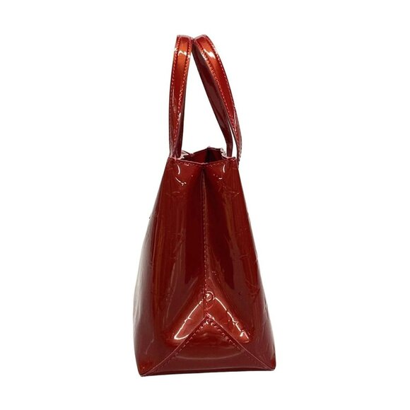Auth LOUIS VUITTON Wilshire PM M93642 Pomme d'Amour Monogram Vernis - MI1089 - Picture 5 of 9